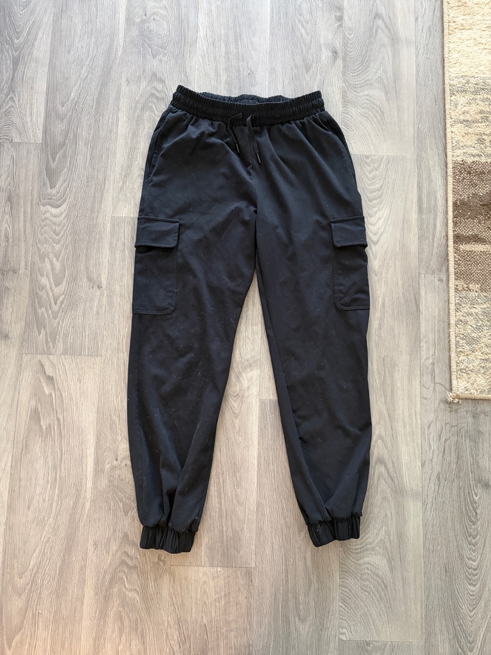 Women’s Black Cargo Jogger Pants